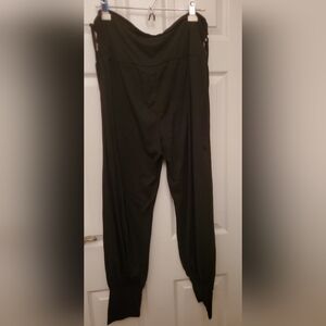 Genie Pants With Ties At Waist And Tight At Ankles